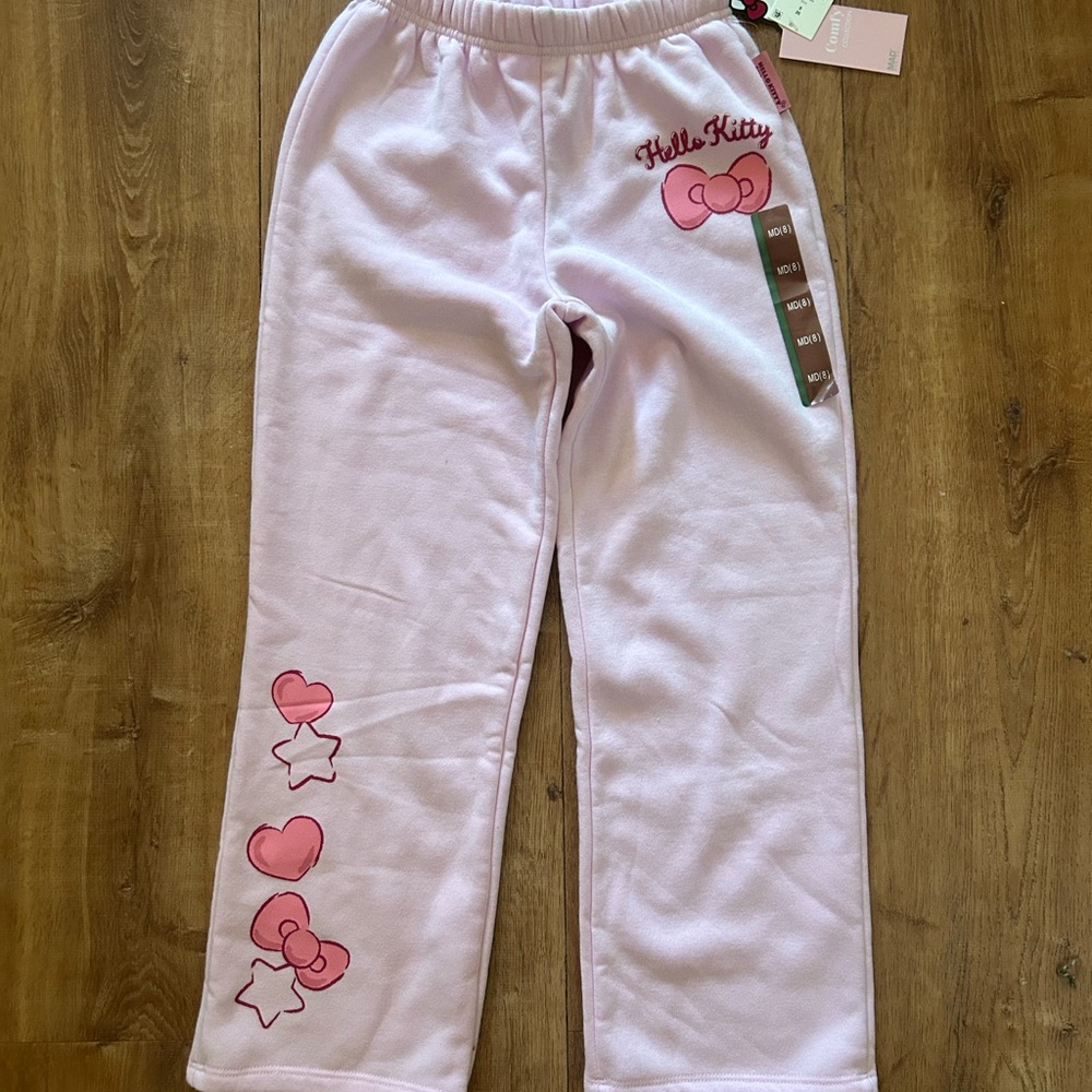 Hello Kitty Pink Cozy Fleece Lounge Pants